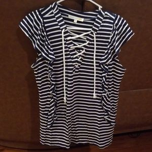 Womens short sleeve blouse